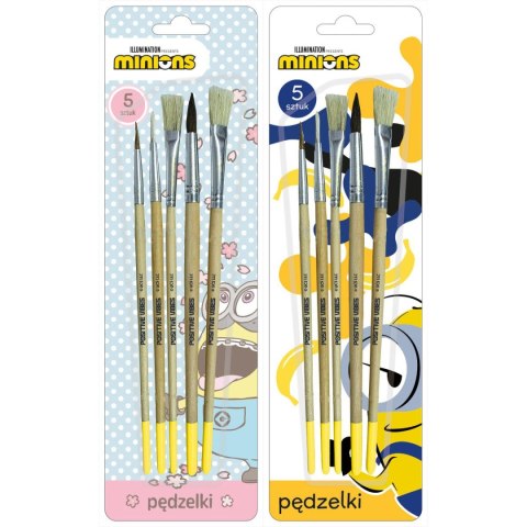 Pędzel Rexus Minionki z naturalnego włosia Pędzel Rexus Minionki z naturalnego włosia