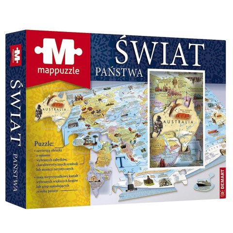 Puzzle Demart Świat państwa Puzzle Demart Świat państwa