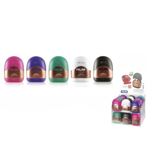 Temperówka Milan Capsule Copper mix plastik (20165224CP) Temperówka Milan Capsule Copper mix plastik (20165224CP)