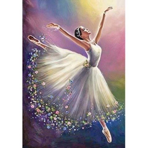 Zestaw kreatywny Norimpex Diamentowa mozaika prima balerina 40x30cm (NO-1005272) Zestaw kreatywny Norimpex Diamentowa mozaika prima balerina 40x30cm (NO-1005272)