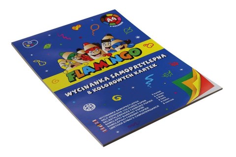 Zeszyt papierów kolorowych Flamingo A4 8k Zeszyt papierów kolorowych Flamingo A4 8k