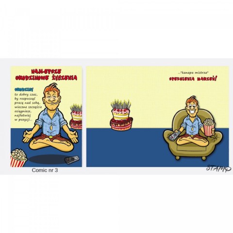 Kartka składana Ev-corp Comic Urodzinowy dla chłopaka B6 (STKC-003) Kartka składana Ev-corp Comic Urodzinowy dla chłopaka B6 (STKC-003)