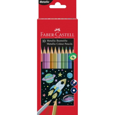 Kredki ołówkowe Faber Castell zwierzątka 10 kol. (FC183525) Kredki ołówkowe Faber Castell zwierzątka 10 kol. (FC183525)