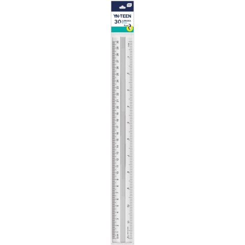Linijka aluminiowa Interdruk 30cm (ILI30A) Linijka aluminiowa Interdruk 30cm (ILI30A)