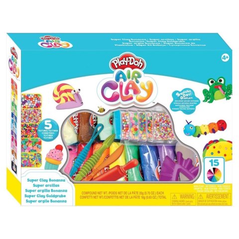 Masa plastyczna dla dzieci Playdoh Air Clay Bonanza zestaw kreatywny mix (09157) Masa plastyczna dla dzieci Playdoh Air Clay Bonanza zestaw kreatywny mix (09157)