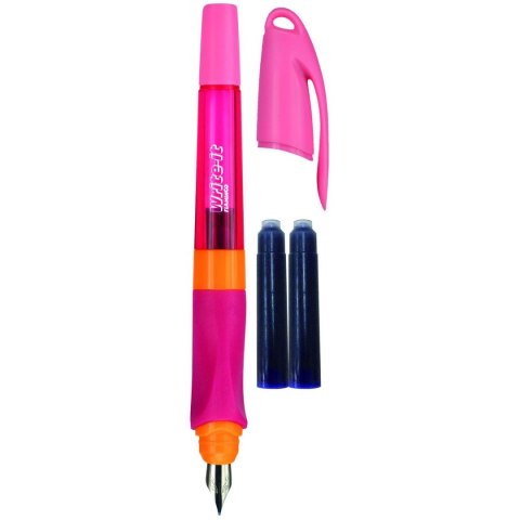 Pióro na naboje Write-it Flamingo różowe + 2 naboje Pióro na naboje Write-it Flamingo różowe + 2 naboje
