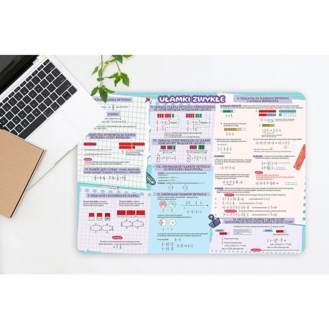 Podkład na biurko Henry UŁAMKI ZWYKŁE I DZISIĘTNE mix PVC PCW (5905701481491) Podkład na biurko Henry UŁAMKI ZWYKŁE I DZISIĘTNE mix PVC PCW (5905701481491)