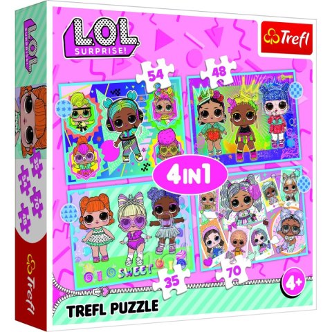 Puzzle Trefl 4w1 el. (34613) Puzzle Trefl 4w1 el. (34613)