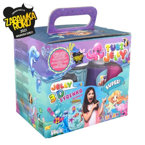 Zestaw kreatywny Tuban TUBI JELLY 6 KOLORÓW + MAŁE AKWARIUM SYRENKA (TU 3330) Zestaw kreatywny Tuban TUBI JELLY 6 KOLORÓW + MAŁE AKWARIUM SYRENKA (TU 3330)