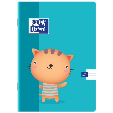 Zeszyt Oxford Kids KIDS A5 16k. 90g linia podwójna (400092585) Zeszyt Oxford Kids KIDS A5 16k. 90g linia podwójna (400092585)