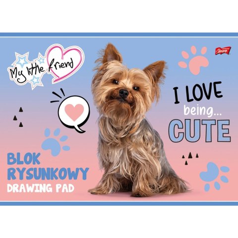 Blok rysunkowy Unipap MY LITTLE FRIEND A4/20 A4 biały 20k (5903235668197) Blok rysunkowy Unipap MY LITTLE FRIEND A4/20 A4 biały 20k (5903235668197)