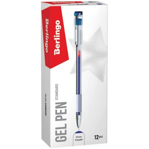 Długopis żelowy Berlingo niebieski 0,5mm (133524) Długopis żelowy Berlingo niebieski 0,5mm (133524)