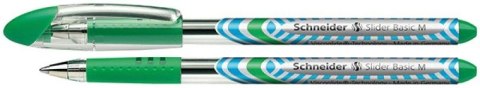 Długopis żelowy Schneider Slider Basic zielony 1,0mm (SR151104) Długopis żelowy Schneider Slider Basic zielony 1,0mm (SR151104)