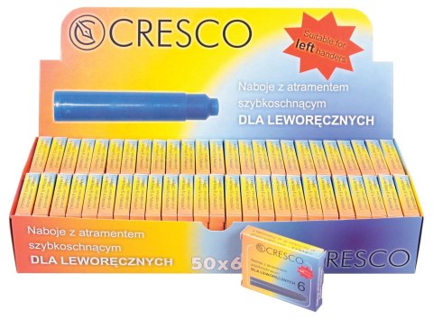 Naboje krótkie Cresco szybkoschnące dla leworęcznych niebieskie (080060) Naboje krótkie Cresco szybkoschnące dla leworęcznych niebieskie (080060)