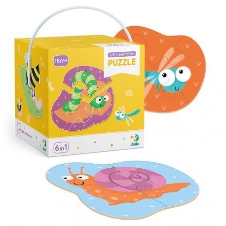 Puzzle Dodo Moje Pierwsze Puzzle 6w1 owady 2, 3, 4 el. (DOP300253) Puzzle Dodo Moje Pierwsze Puzzle 6w1 owady 2, 3, 4 el. (DOP300253)