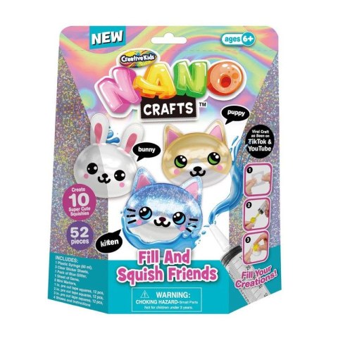 Zestaw kreatywny dla dzieci Orbico Sp. Z O.o. Nano CRAFT Taśma Nano Zwierzątka, (64907) Zestaw kreatywny dla dzieci Orbico Sp. Z O.o. Nano CRAFT Taśma Nano Zwierzątka, (64907)