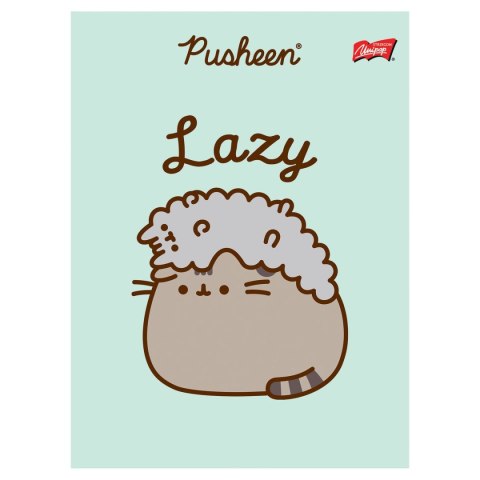 Zeszyt Unipap Pusheen A5 32k. 70g linia podwójna kolorowa Zeszyt Unipap Pusheen A5 32k. 70g linia podwójna kolorowa