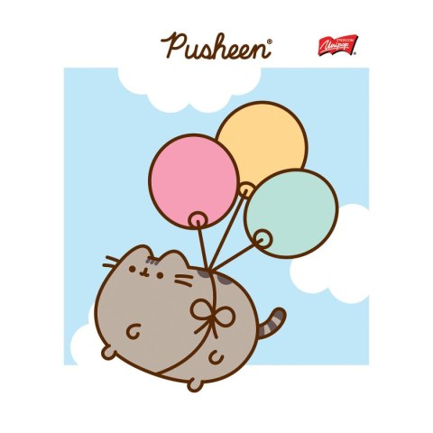 Zeszyt Unipap Pusheen A5 32k. 70g linia podwójna kolorowa Zeszyt Unipap Pusheen A5 32k. 70g linia podwójna kolorowa