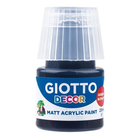 Farba akrylowa Giotto Decor kolor: czarny 25ml (538124) Farba akrylowa Giotto Decor kolor: czarny 25ml (538124)