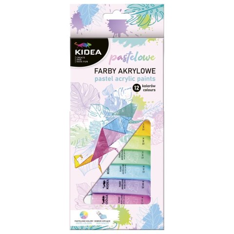 Farba akrylowa Kidea kolor: mix 12ml (FAAP12KA) Farba akrylowa Kidea kolor: mix 12ml (FAAP12KA)