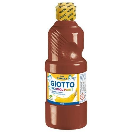 Farba tempera Giotto kolor: brązowy 500ml 1 kolor. (535328) Farba tempera Giotto kolor: brązowy 500ml 1 kolor. (535328)
