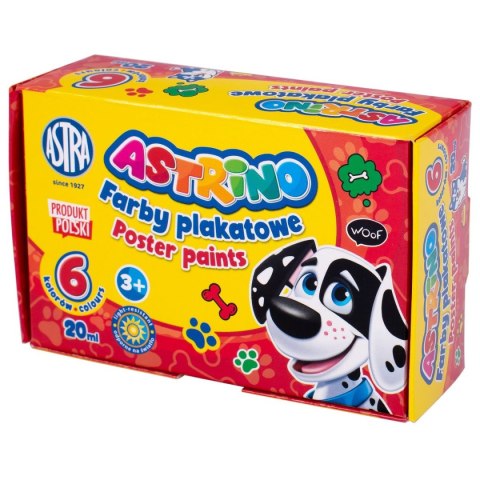 Farby plakatowe Astra ASTRINO kolor: miedziany 20ml 6 kolor. (301221001) Farby plakatowe Astra ASTRINO kolor: miedziany 20ml 6 kolor. (301221001)