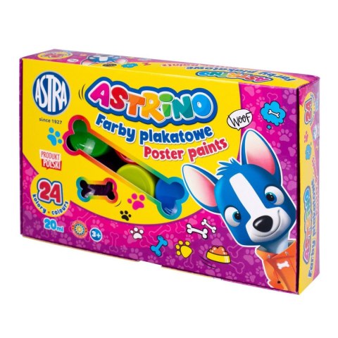 Farby plakatowe Astra kolor: mix 20ml 24 kolor. (303221005) Farby plakatowe Astra kolor: mix 20ml 24 kolor. (303221005)