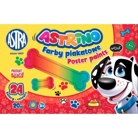 Farby plakatowe Astra kolor: mix 20ml 24 kolor. (303221005) Farby plakatowe Astra kolor: mix 20ml 24 kolor. (303221005)