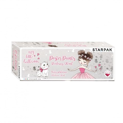 Farby plakatowe Starpak Balerina kolor: mix 20ml 12 kolor. (492054) Farby plakatowe Starpak Balerina kolor: mix 20ml 12 kolor. (492054)