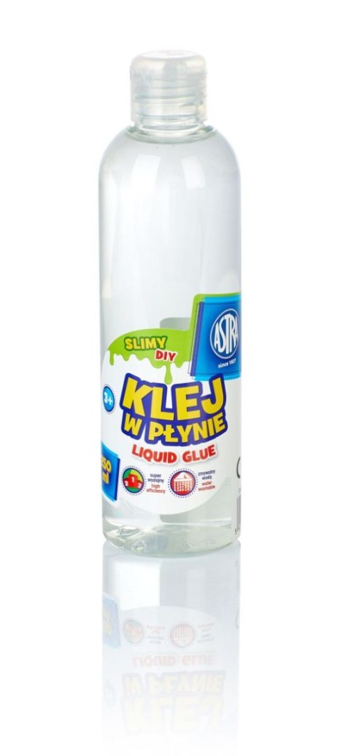 Klej w płynie Astra transparentyny 250ml Klej w płynie Astra transparentyny 250ml