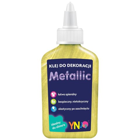 Klej w płynie Interdruk brokat metalic 40g (IKLDEKMET) Klej w płynie Interdruk brokat metalic 40g (IKLDEKMET)