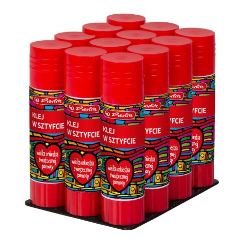 Klej w sztyfcie Herlitz WOŚP 23g (9587742) Klej w sztyfcie Herlitz WOŚP 23g (9587742)