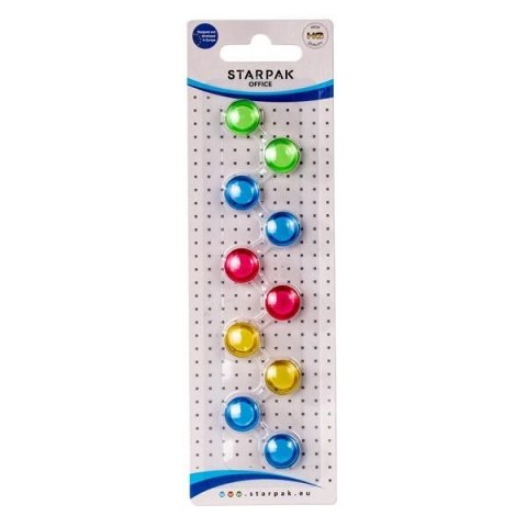 Magnes Starpak Office mix śr. 15mm (471016) 10 sztuk Magnes Starpak Office mix śr. 15mm (471016) 10 sztuk