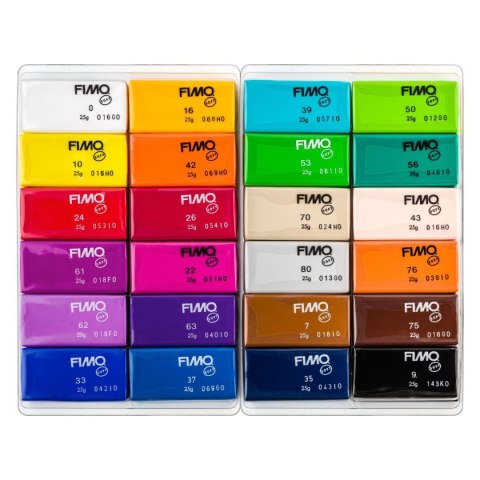 Modelina Staedtler Fimo 24 kol. mix 600g (S 8023 C24-1) Modelina Staedtler Fimo 24 kol. mix 600g (S 8023 C24-1)
