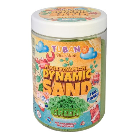 Piasek kinetyczny Tuban dynamiczny zielony (TU3555) Piasek kinetyczny Tuban dynamiczny zielony (TU3555)