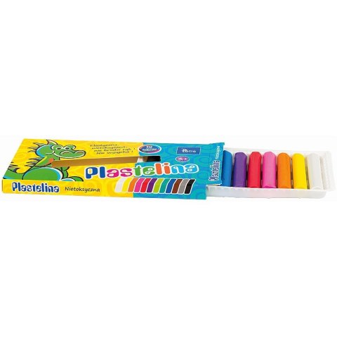 Plastelina Tetis 12 kol. mix 15g (KP001-D) Plastelina Tetis 12 kol. mix 15g (KP001-D)