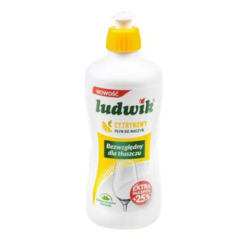 Płyn do naczyń Ludwik cytrynowy 450ml Płyn do naczyń Ludwik cytrynowy 450ml