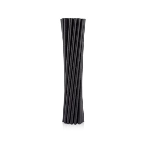 Słomka Godan papierowe czarne 6x197 mm/12szt. 12 szt (SG-RPCZ12) Słomka Godan papierowe czarne 6x197 mm/12szt. 12 szt (SG-RPCZ12)