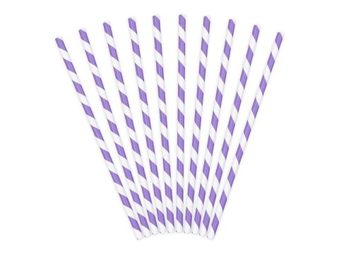 Słomka Partydeco papierowe liliowe 19,5cm, 1op./10szt. 10 szt (SPP1-004) Słomka Partydeco papierowe liliowe 19,5cm, 1op./10szt. 10 szt (SPP1-004)