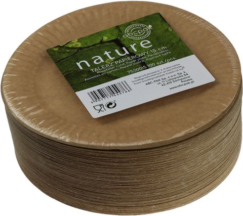 Talerz jednorazowy Gabi-Plast śr. 150mm 100 szt Talerz jednorazowy Gabi-Plast śr. 150mm 100 szt