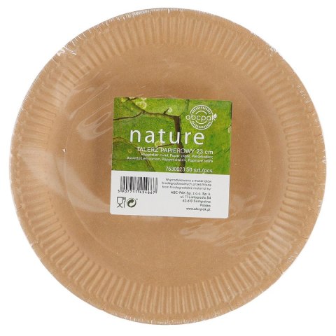 Talerz jednorazowy Gabi-Plast śr. 230mm 50 szt Talerz jednorazowy Gabi-Plast śr. 230mm 50 szt