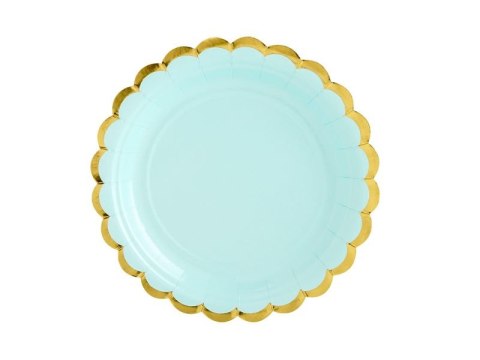 Talerz jednorazowy Partydeco miętowe 18cm, 6 sztuk śr. 180mm 6 szt (TPP16-103) Talerz jednorazowy Partydeco miętowe 18cm, 6 sztuk śr. 180mm 6 szt (TPP16-103)