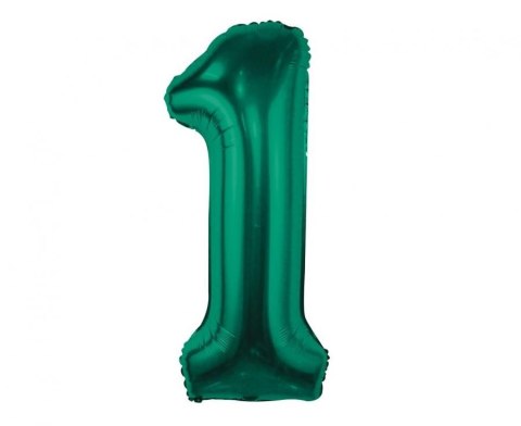 Balon foliowy Godan cyfra 1, zieleń butelkowa, 85 cm (CH-B8B1) Balon foliowy Godan cyfra 1, zieleń butelkowa, 85 cm (CH-B8B1)