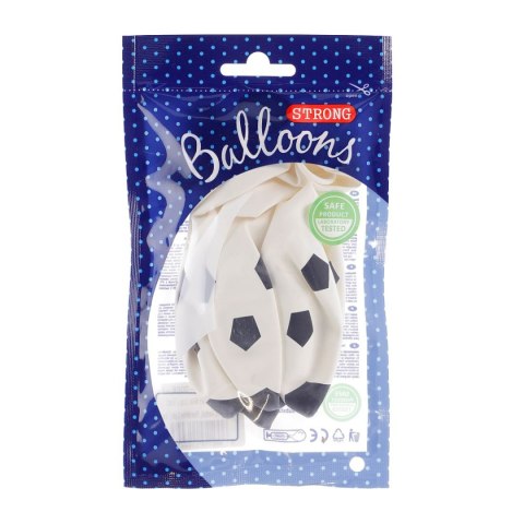 Balon gumowy Partydeco gumowy biały piłka 30 cm/6 sztuk biały 300mm (SB14P-299-008B-6) Balon gumowy Partydeco gumowy biały piłka 30 cm/6 sztuk biały 300mm (SB14P-299-008B-6)
