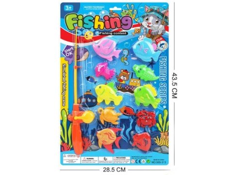 Gra zręcznościowa Bigtoys wędka z rybkami na magnes (BGR6077) Gra zręcznościowa Bigtoys wędka z rybkami na magnes (BGR6077)