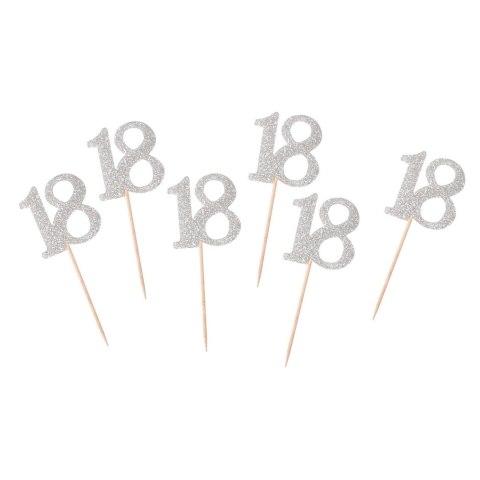 Pikiery Godan 18 urodziny. srebrne (QT-P18S) Pikiery Godan 18 urodziny. srebrne (QT-P18S)