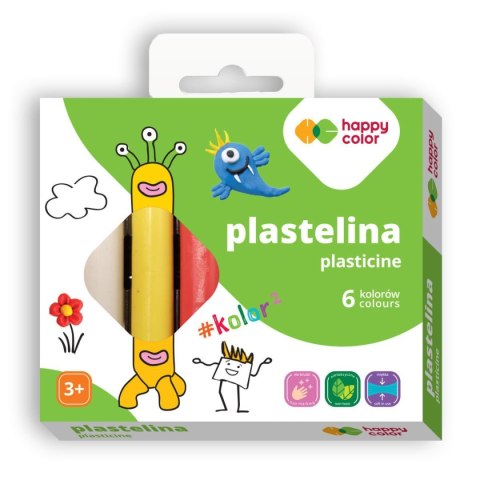 Plastelina Happy Color (HA 2110 K6) Plastelina Happy Color (HA 2110 K6)
