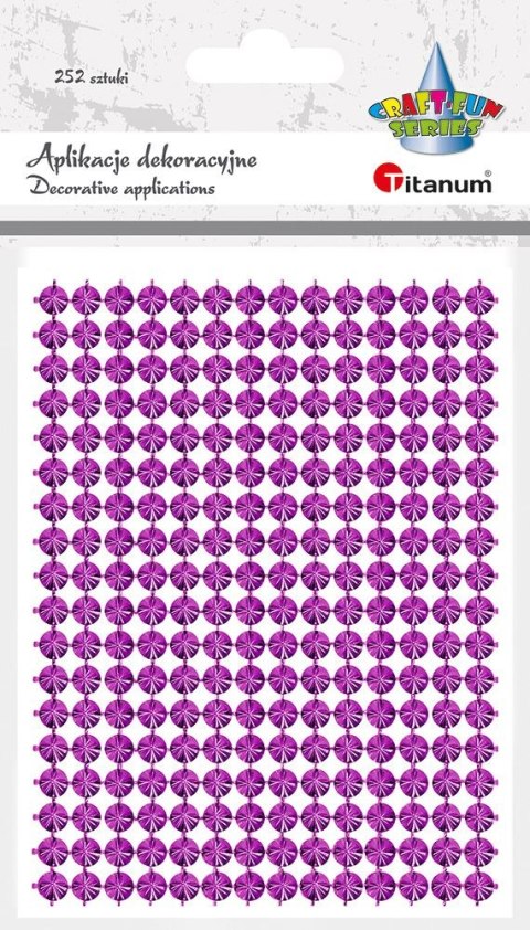 Ćwieki Titanum Craft-Fun Series plastikowe różowe (130x95 mm) Ćwieki Titanum Craft-Fun Series plastikowe różowe (130x95 mm)