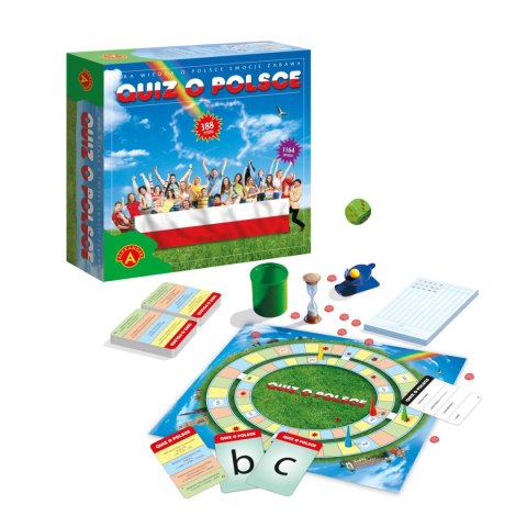 Gra planszowa Alexander Quiz o Polsce (5906018004144) Gra planszowa Alexander Quiz o Polsce (5906018004144)