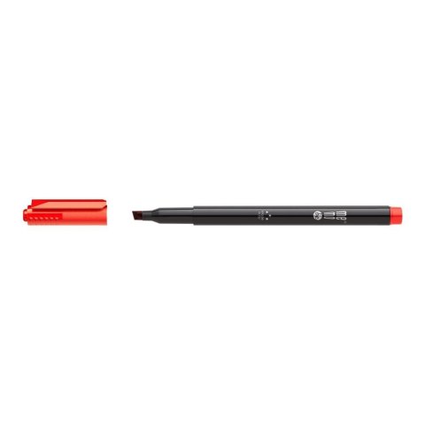 Marker permanentny Memobe czerwony, czerwony 1-3mm ścięta końcówka (MM253-05) Marker permanentny Memobe czerwony, czerwony 1-3mm ścięta końcówka (MM253-05)
